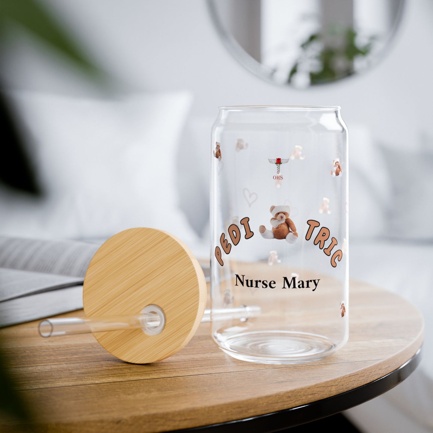Pediatric Personalized Sipper Glass | Brown