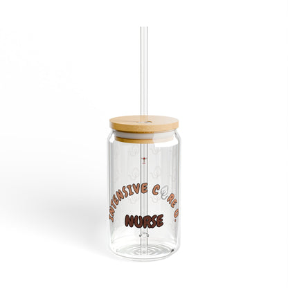 ICU Nurse Sipper Glass | Brown