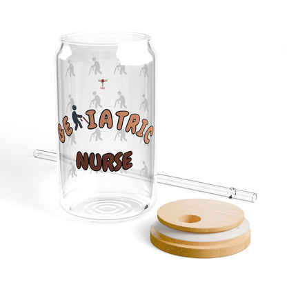 Geriatric Nurse Sipper Glass | Brown