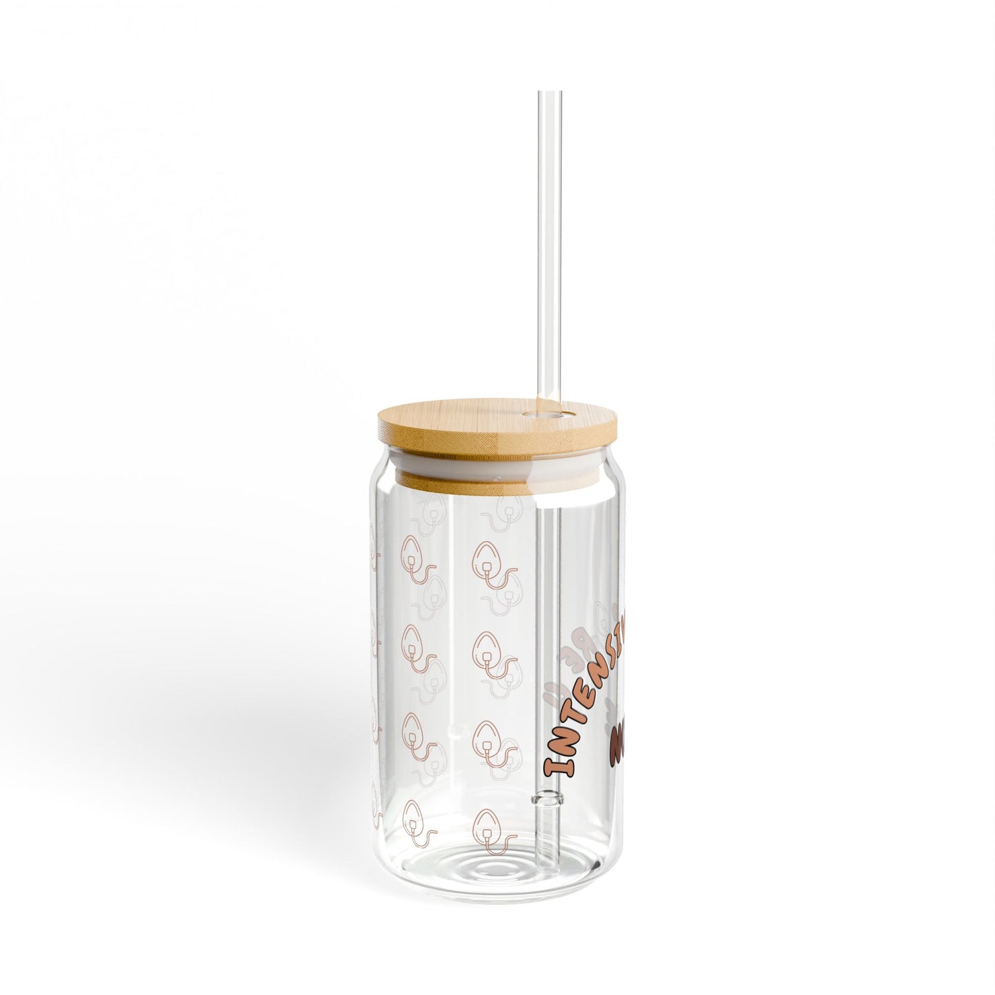 ICU Nurse Sipper Glass | Brown