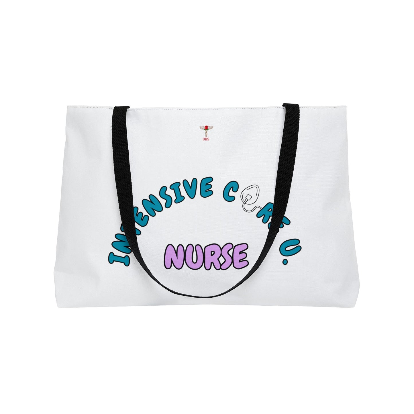 Intensive Care U. Nurse Tote Bag | Blue & Purple