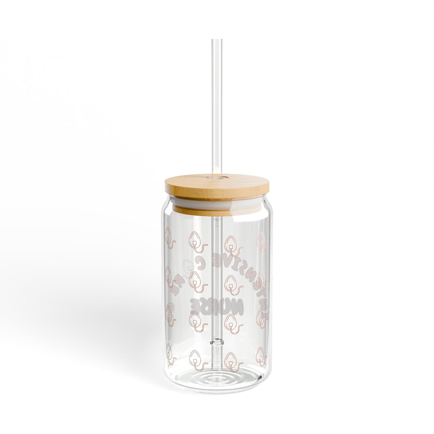 ICU Nurse Sipper Glass | Brown