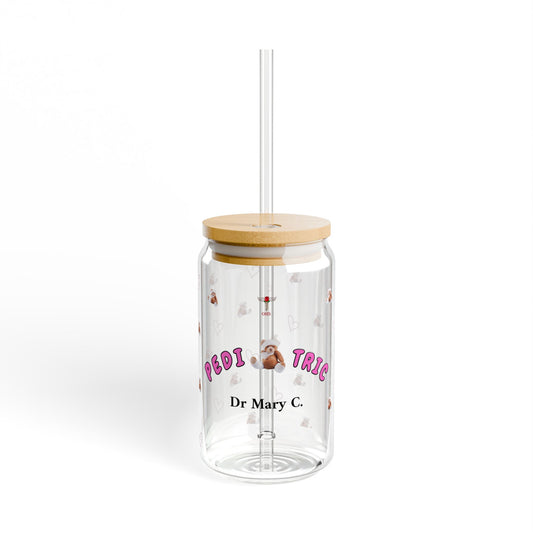 Pediatric Personalized Sipper Glass | Pink