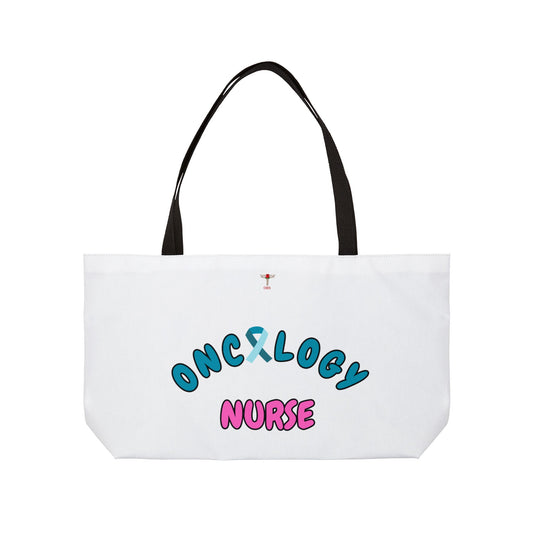 Oncology Nurse Tote Bag | Pink & Blue