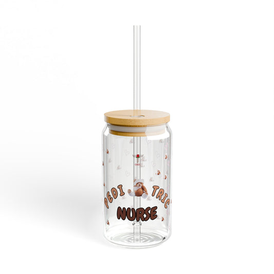 Pediatric Nurse Sipper Glass | Brown